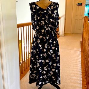 Beautiful blue flower Michael Korr dress